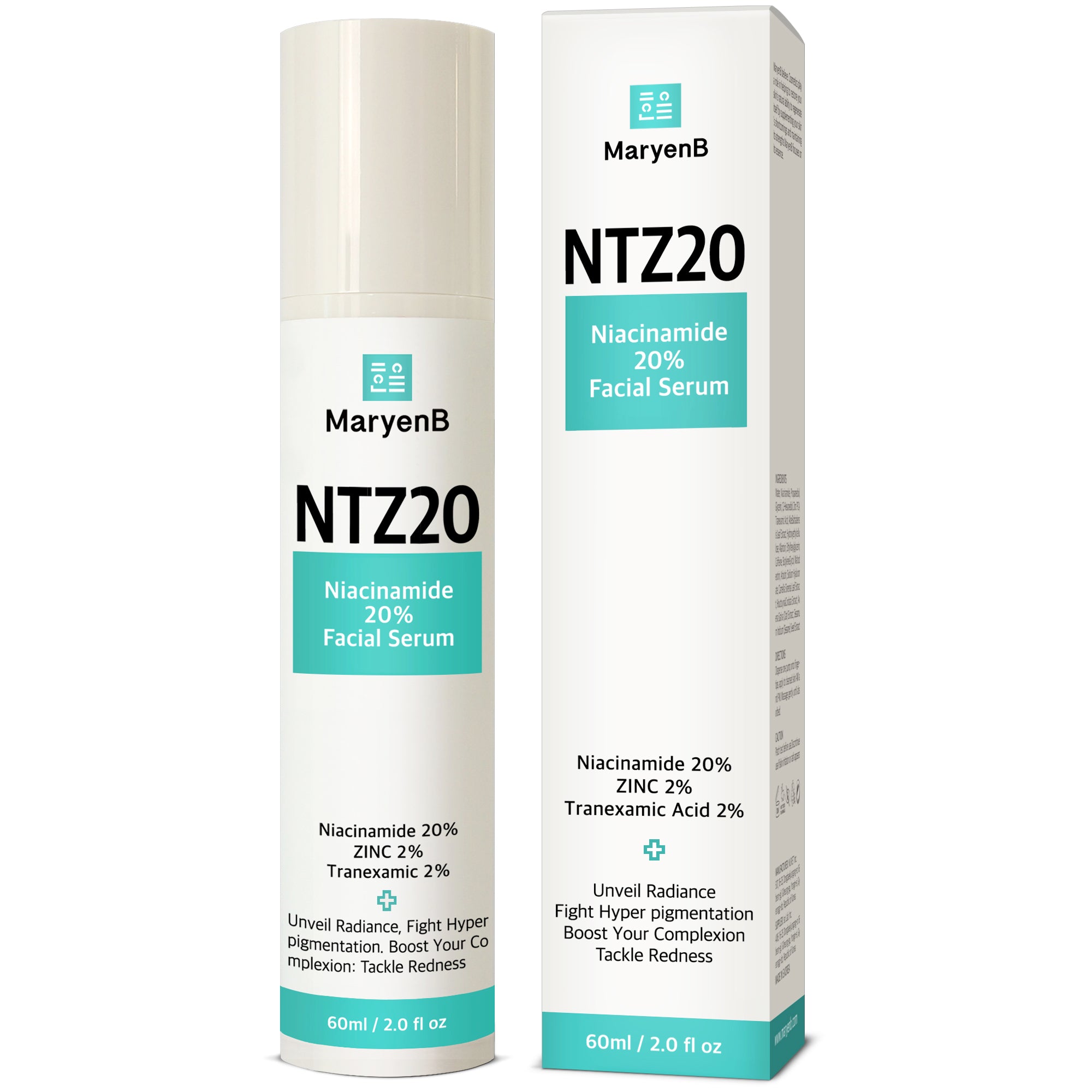 MaryenB NTZ20 Niacinamide 20% Pore Minimizer Serum 1 Fl Oz - Oil Control